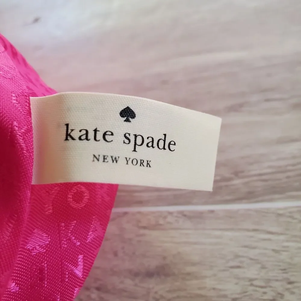 Kate Spade Tote Bag Black Cream Stripe Pink Bon Voyage Travel Bag Baby WKRU261